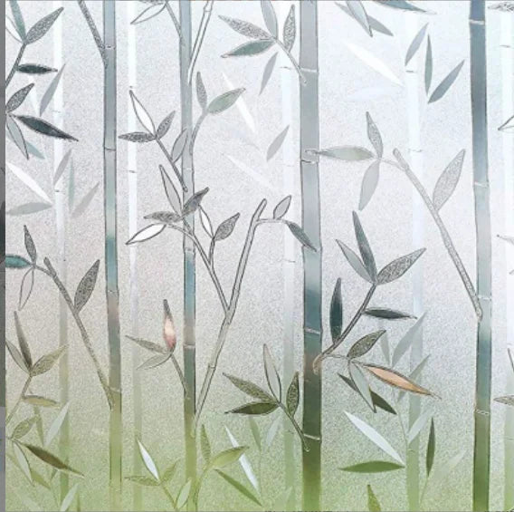Pure Frosted Window Film Matte Privacy Glass Vinyl Non-Adhesive Film Static Cling Cover Heat Insulation Sticker for Home Door