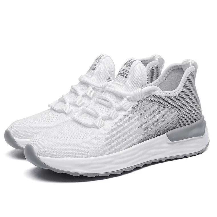 Hot Sale Spring Summer Solid Women Flat Sports Run Outdoor Wear Shoes Casual Lady Sport Shoes