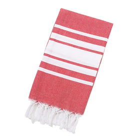 Large Summer Outdoor Striped Sports Towel 100% Cotton Turkish Beach Towel Sand-Free for Kids and Adults Quick Dry Feature