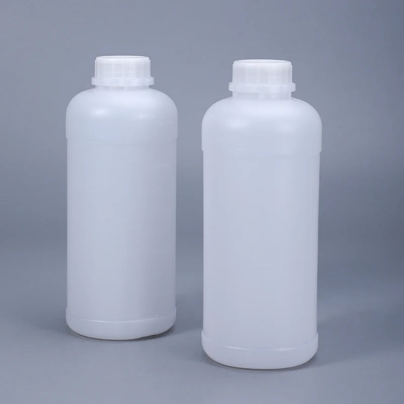 1 Liter Plastic Bottles for Solids Gel Liquid Fertilizer Oil With Sealed Inner Lid