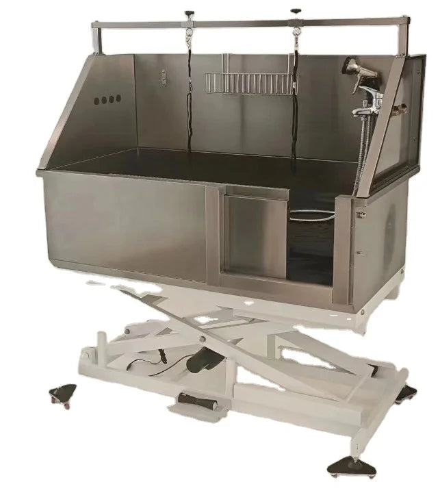 USMILEPET Electric Lifting Stainless Steel Dog Grooming Bathtub for Pet Salon Use Eco-Friendly Bathing Products
