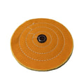 Precision Medium Hardness Cotton Buffing Wheel 100mm 15mm Thickness Mirror Effect Finish OEM Abrasive Tool for Mobile Phone
