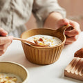 Wholesale Custom Ceramic Rustic Unique Coffee Cup Handmade 400ML Pottery Vintage Espresso Milk Tea Mug Breakfast Oatmeal Bowl