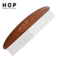 Factory Wholesale Classical Style Wooden Handle Pet Needle Hair Comb Dog Hair Grooming Comb Brush Comb