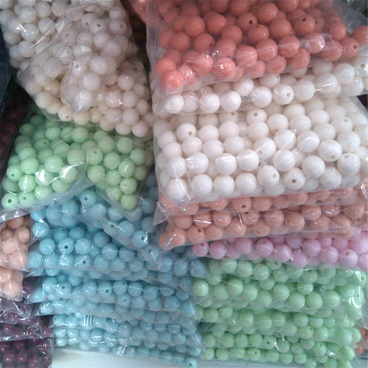 JC Crystal Direct Sell High Quality Acrylic Plastic Ball Beads for Bag Making