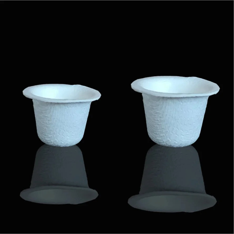 Biodegradable Disposable Paper Ink Cup Eco-Friendly Tattoo Pigment Cup with No Base for Permanent Makeup Accessories