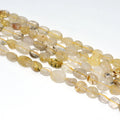 Wholesale 6*8/8*10mm Natural Golden Hair Quartz Loose Gemstone Beads DIY Jewelry