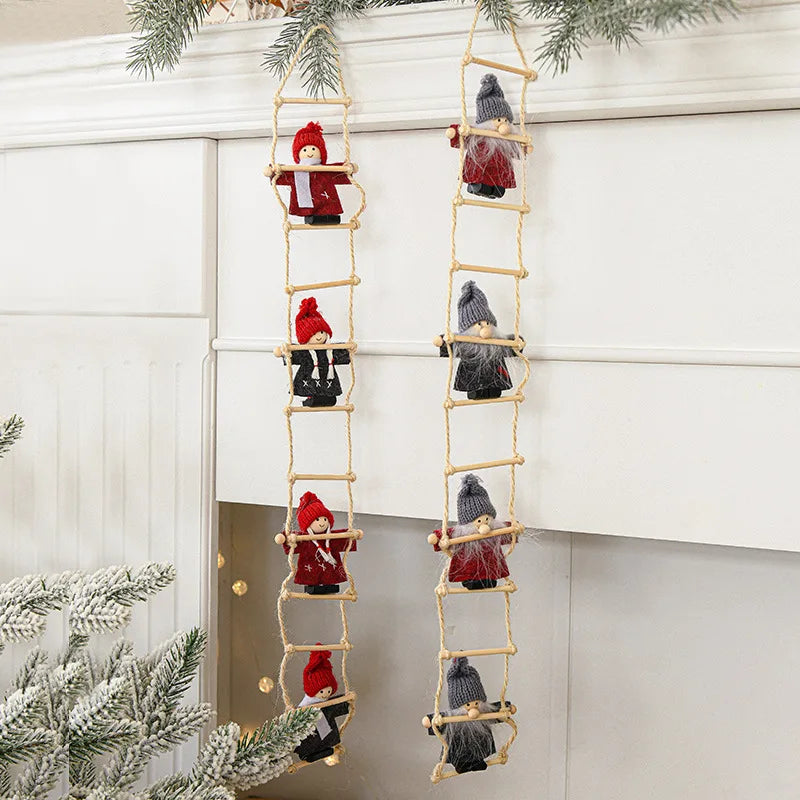 New Christmas Hanging Ornaments Little Man Ladder Style Christmas Decoration