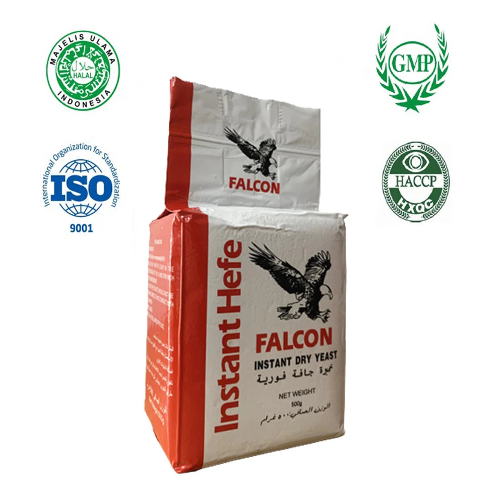 Organic Baking Powder Instant Dry Active 500g/450g Vacuum Bag Food Grade Low Sugar/High Sugar Light Yellow Focus Brand 2 Year