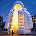 Custom Large PVC Inflatable White Jacket Sculpture Creative Fashion Art Design for Playground Exhibition Event Plastic Crafts