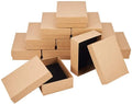 Necklace Kraft Paper Jewelry Schmuck Jewelry Gift Box Bracelet Kraft Small Paper Box With Ribbon Paper Box for Jewellery
