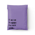 GDCX Printed Mailers Printing Large Bag Frosted Blank Black Reusable Purple Shipping Big Thank You Poly Mailer Bags