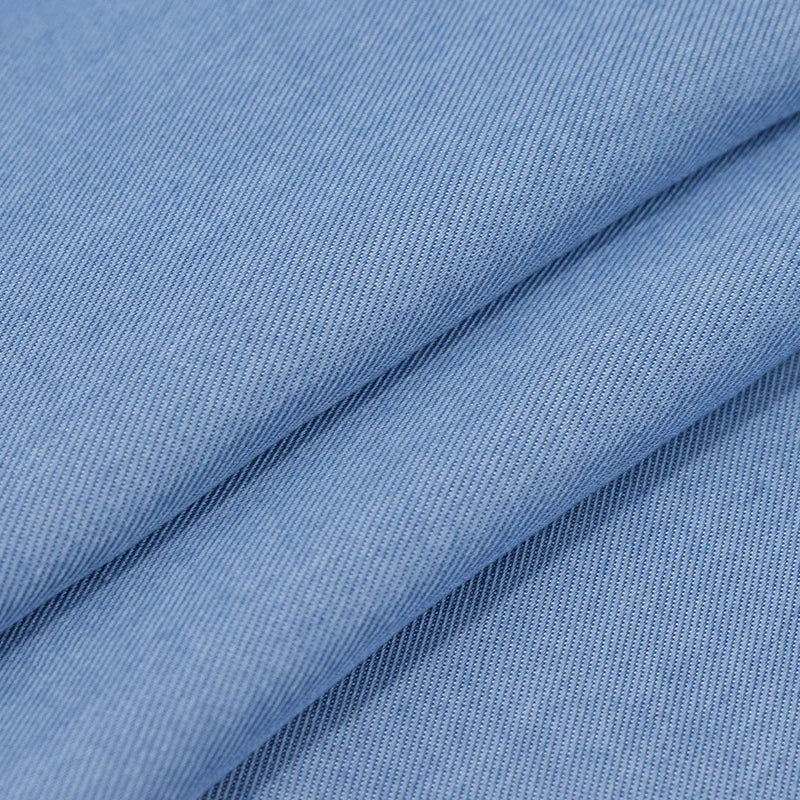 Factory Price 100% Cotton 32S 5OZ Woven Plain Tie Dye Denim Fabric for Boys & Girls Jeans