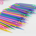 Beiqili 100Pcs Disposable Micro Applicators Touch Paint Brushes Flocked NYLON 10CM Beauty Personal Care Product