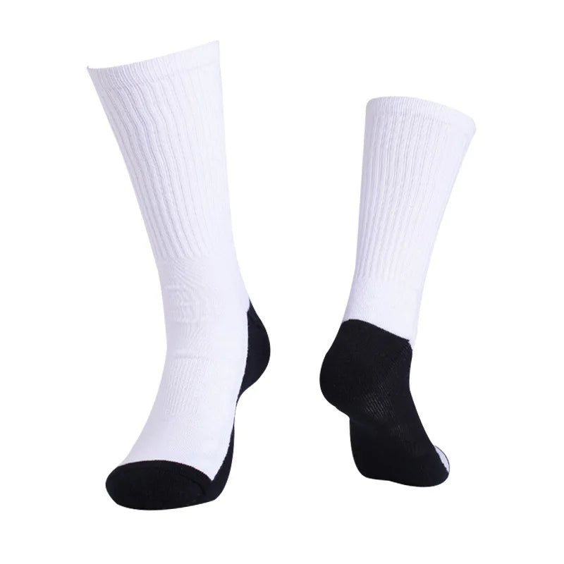 Hot Sales Sublimation Athletic Socks Blank Black Bottom Athletic Socks for Sublimation Soccer Sport