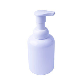 Hot Sale 450ml PET White Pump Bottle Empty Matte Finish Screw Cap Refillable Silk Screen Printed for Hand Sanitizer Liquid Soap