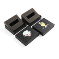 Yilucai Matte Black Foam Custom Logo USB Flash Disk Packaging Rigid Cardboard Key Chain Gift Box With Lid