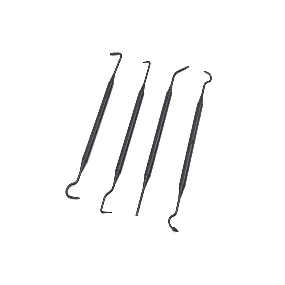 4pcs Nylon Double-end Picker Set Barrel Cleaning Kit Gun Cleaning Brushes Tool