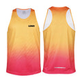 Sanken Wholesale Reversible Training Running Singlet Casual Sublimation Sport Vest Polyester Spandex T-Shirt Puff Knitted