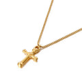 Personalized Minimalist Stainless Steel Pendant Jewelry Box Chain Women Cross Fine Necklace