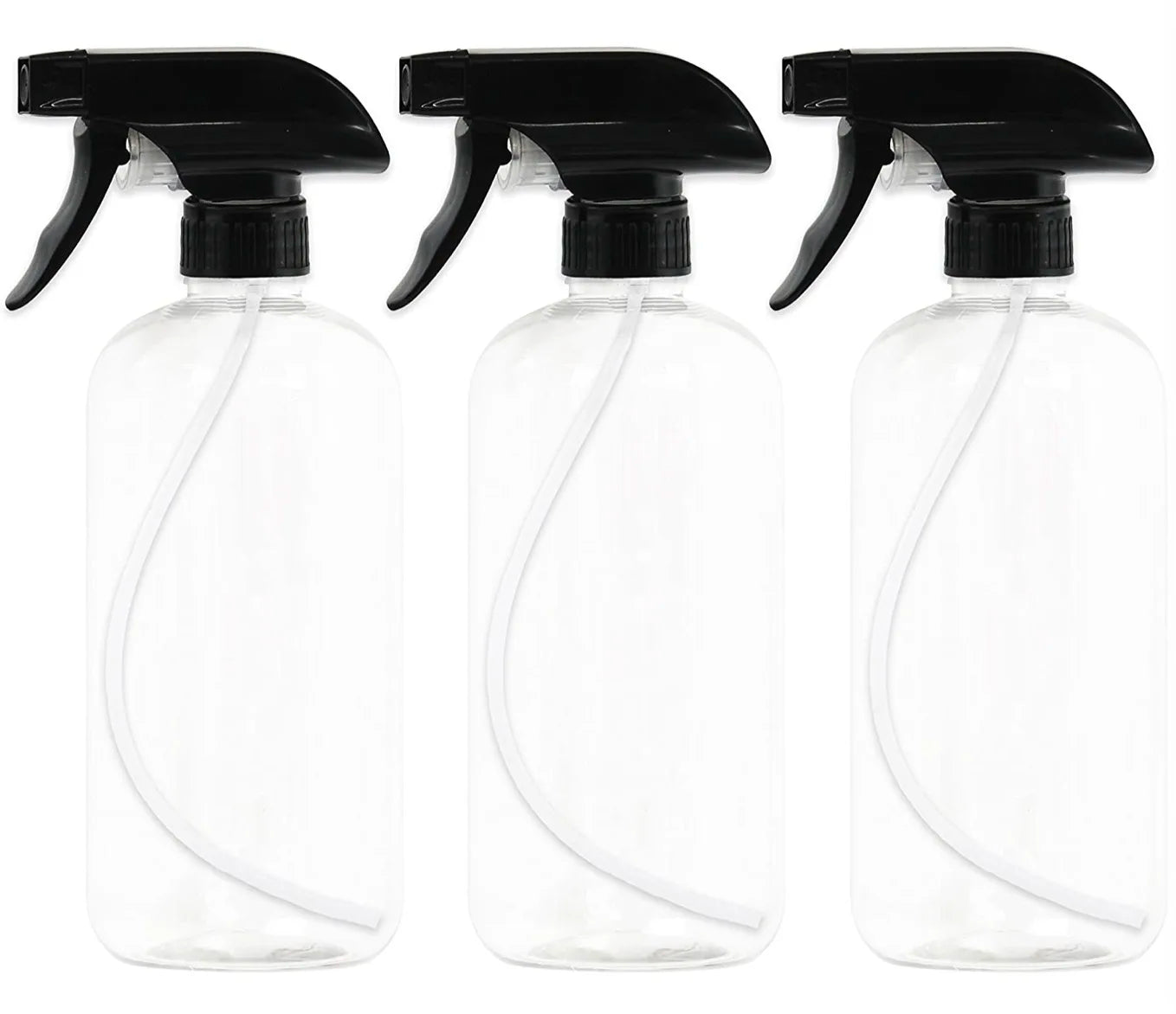 16oz Plastic Heavy Duty Chemical Resistant Bottles with Sprayer