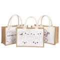 2024 Eco Recycled PLA Cartoon Pattern Reusable DIY Tote Bag Set with Custom Logo for Promotional Use
