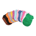 Factory Wholesale Multi Solid Colors Design Summer Small Pet Dog Clothing Custom Logo