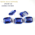 Starsgem Royal Blue Sapphire Round Cut Fancy Cut Lab Grown Sapphire