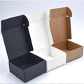Customized Product Packaging Small White Box Packaging Plain White Paper Box Black Cardboard Box