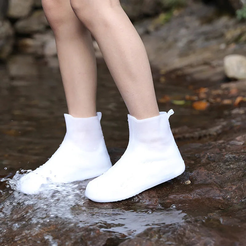 Waterproof Shoe Covers Anti-slip Rain Boots Protector for Outdoor Unisex Durable Reusable Foldable Rain Boot Overshoes Rainy Day