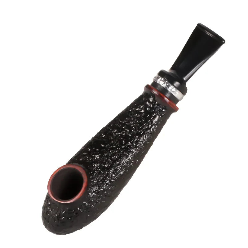 Erliao Good Quality Wood Smoking Accessories Solid Wood Smoking Pipe Heather Wood Tobacco Pipe