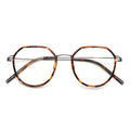 Super Light 2026 Fashion Trendy No Screw TR90 Optical Frames for Myopia Eye Glasses Oversized Unisex Plaid Pattern CE UV400