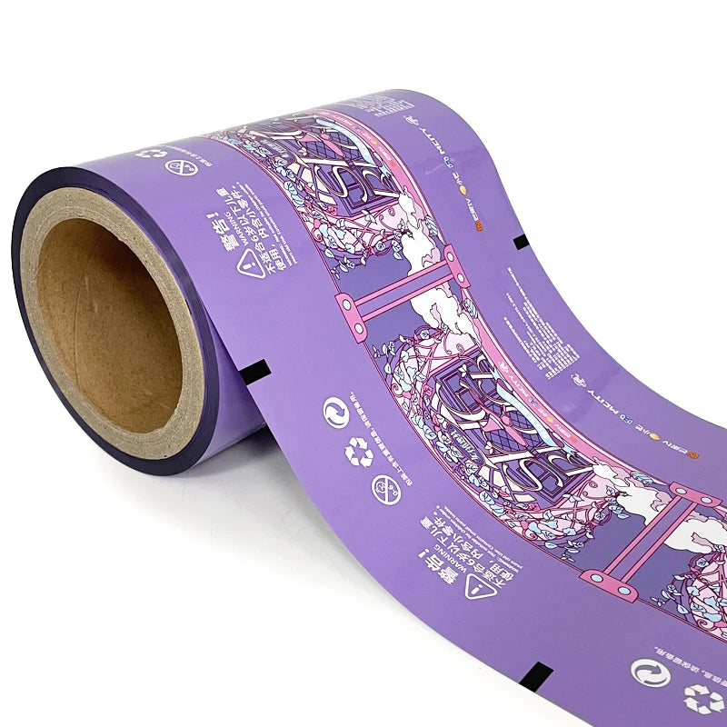 Custom Printed Food Grade Bopp Paper Card Thermal Lamination Film Wet Wipes Plastic Packaging Film Roll Use in Packaging Machine