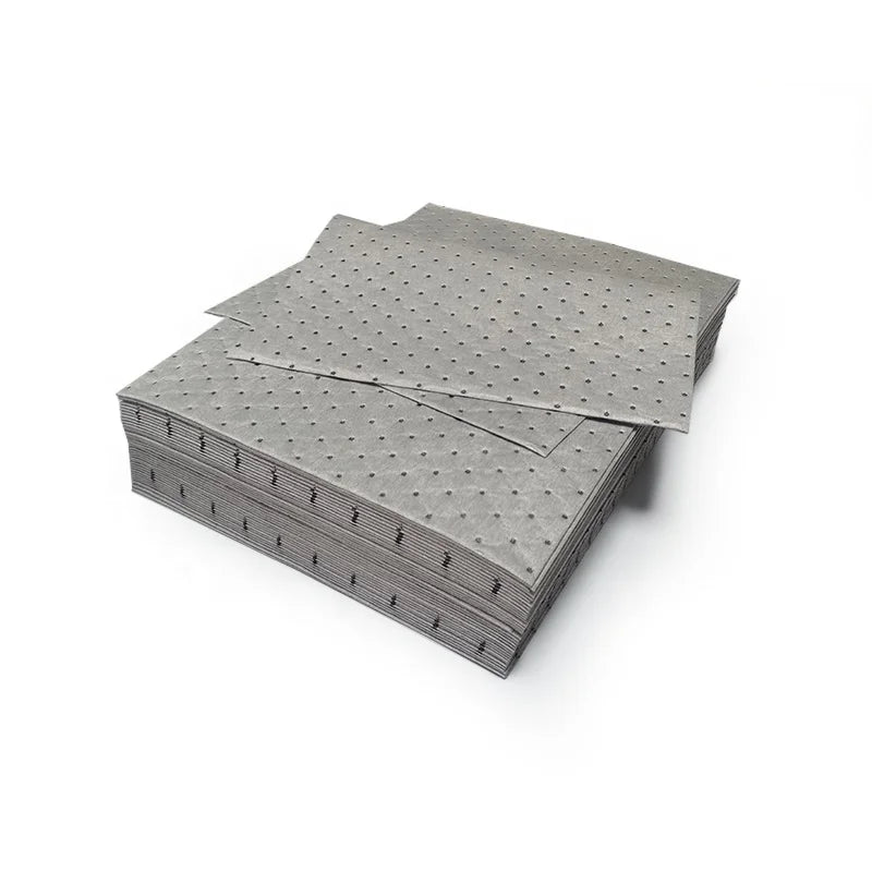 Universal 100% Polypropylene Water Absorbent Sheets & Oil Absorb Pads for Industrial Spill Cleaning 1.5-5mm Thickness