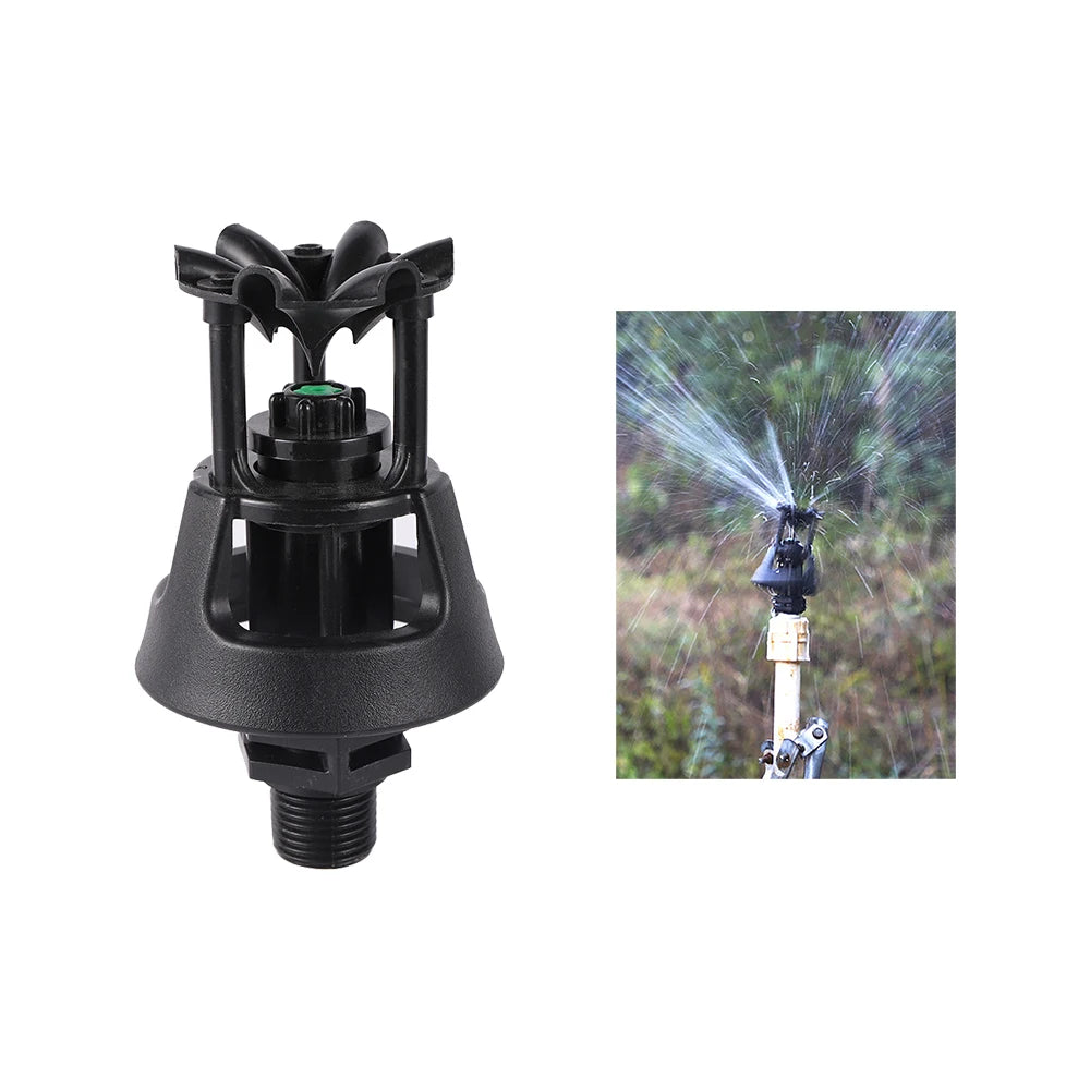 1/2 Inch 3/4 Inch Male Thread Irrigation Rotating Water Sprinkler Head Mini Rocking Sprinkler