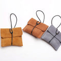 Small Cowhide Bracelet Storage Jewelry Bag Custom Logo Leather Jewelry Pouches