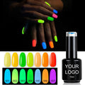 Caixuan Glow in Dark Fluorescence Gel Soak Off Wholesale Price Uv Gel