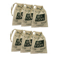 Ruthbag Reusable Canvas Produce Bags for Shopping Bulk Storage of Foods Nuts Grains Rice Flour Sugar with Drawstring