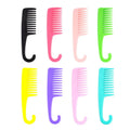 Custom Logo 5 Colors Anti Static Classic Home Large Shower Brush Comb Detangling Wide Tooth Hair Comb