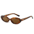 STY1030 Fashion Cat Eye Oval Leopard Sunglasses Women Men Brand Designer Sun Glasses Vintage Tea Lens UV400 Shades