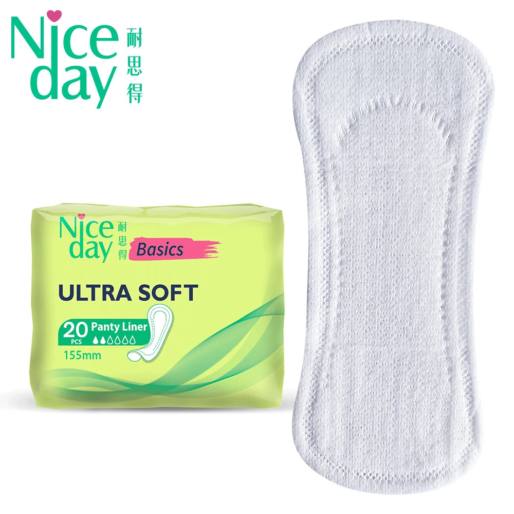 Niceday Custom Ultra-Thin Breathable Cotton Panty Liners Low MOQ Sanitary Napkin for Women's Daily Care