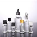 5ml 10ml 20ml 30ml 50ml 100ml clear Glass Essential Oil Bottle Package With Dropper