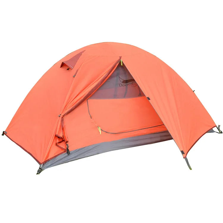 Lightweight 1-3 Person Double Layer Waterproof Portable Aluminum Poles Travel Backpacking Camping Tent