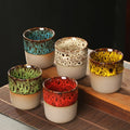 Chinese Kung Fu Tea Cup Cups Setsretro Kiln Changed Japanese Style Ceramic Clay Tea Service Cup/ 150ml