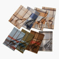 Wholesale Tartan Check Pure 100% Cashmere Plaid Poncho New Men Women With the Same Scarf Warm Sheep Wool Comfortable Long Scarf