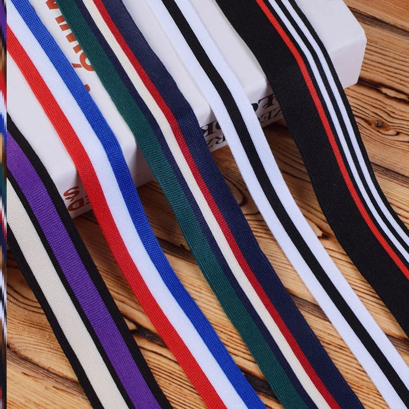 High Tenacity Elastic Banding Attachment Jacquard Lettering Waist Band Garments Accessories for Woven Knitted Clothes