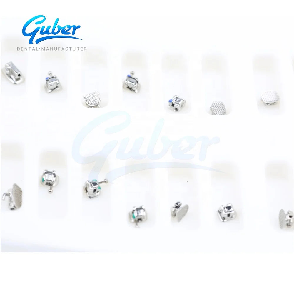 ISO Guber Self-Ligation Orthodontic Brackets Autoligado Dental Braces for Teeth Multi-Purpose Oral Hygiene ISO Certified