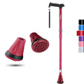 Rehand Medical Aluminum Adjustable Walking Cane with 78-96cm Height Range for Traveling & Hiking-Unisex