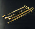 GLORY PACE Genuine 14k Gold Filled Extension Chain Zirconia Permanent Jewelry Findings Making Necklace Gold Filled Chain