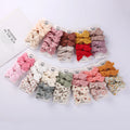 Popular 4 Piece/Set Muslin Elastic Band Children Cute Hair Accessories Soft Headdress Gift Hair Claw Clips for Girl 2022